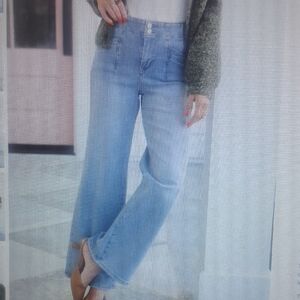 Chic Light Blue Flare Jeans for Women